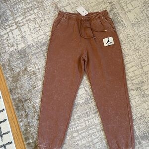 Jordan Essential Statement Washed Faded Fleece Flight NEW NWT LARGE Men’s Brown